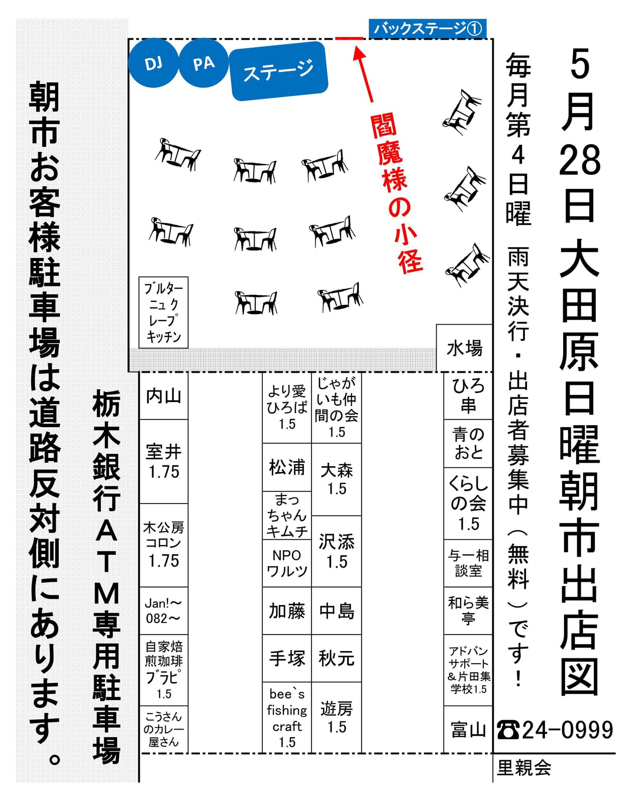 大田原日曜朝市2023年5月02