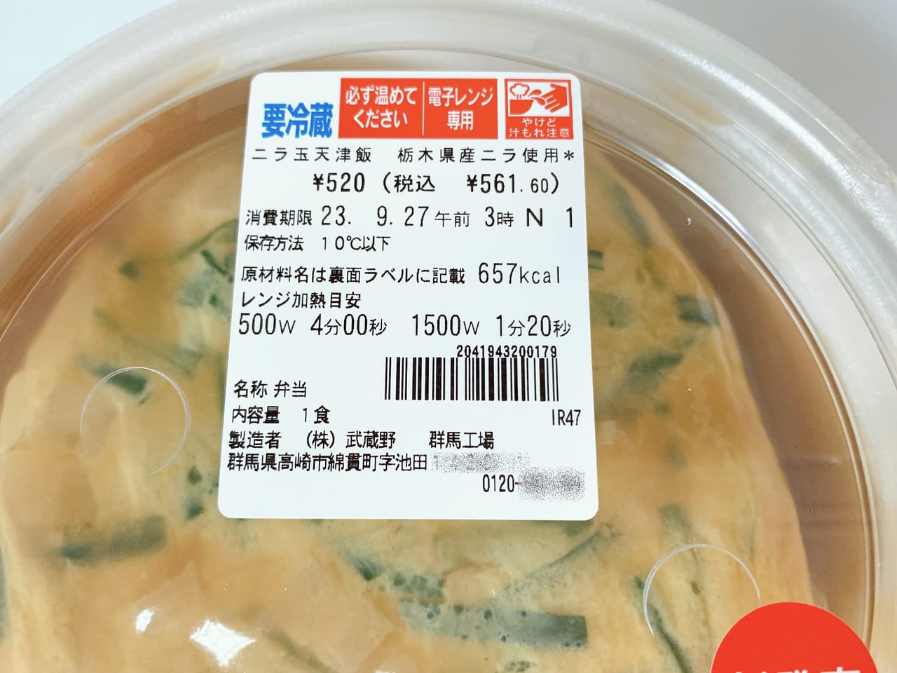 23年9月発売ニラ玉天津飯03