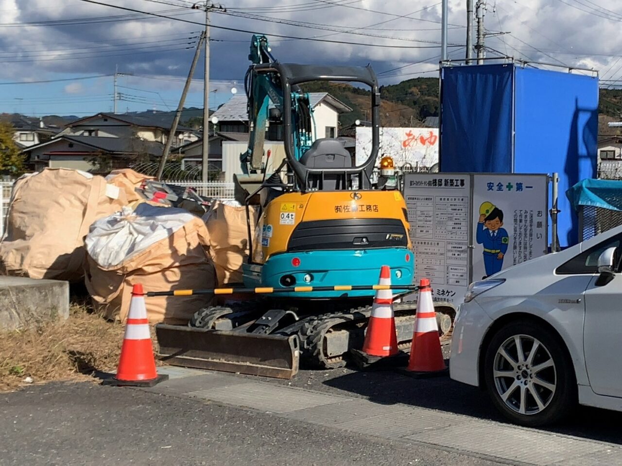 ダイユー黒羽店の建設中コインランドリー03