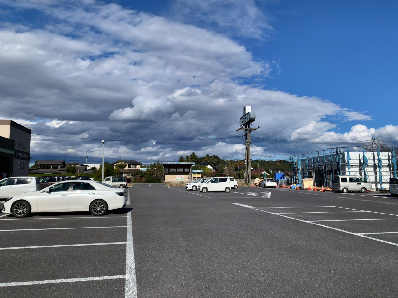 ダイユー黒羽店の建設中コインランドリー05