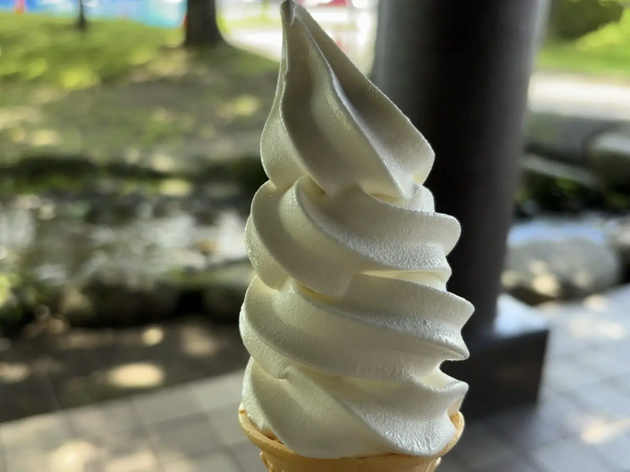 道の駅 湯の香しおばら・ソフトクリーム05