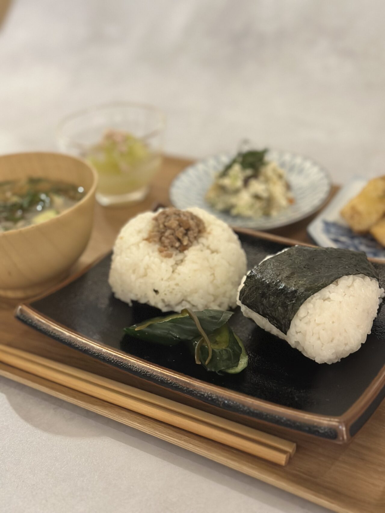 「鈴木農園さんの一等米」を使った おむすびモーニングプレート が復活